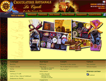 Tablet Screenshot of chocolaterie-la-cigale.fr